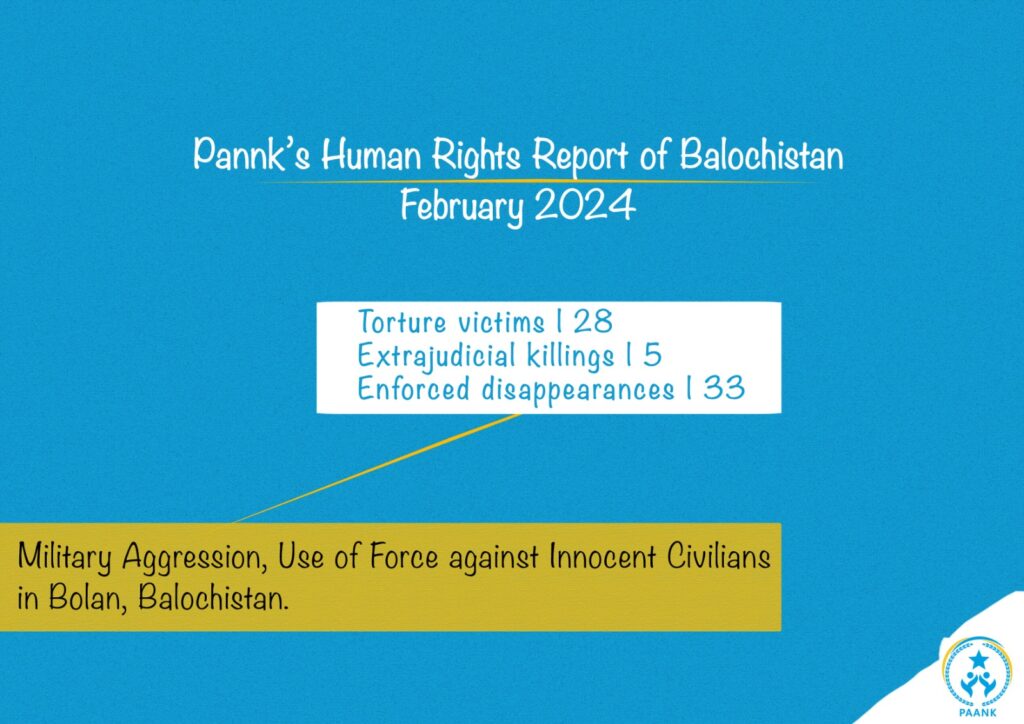 33 persons Enforcedly Disappeared, 28 remains in detention cells, 5 victims of extrajudicial killings – Paank Feb Report