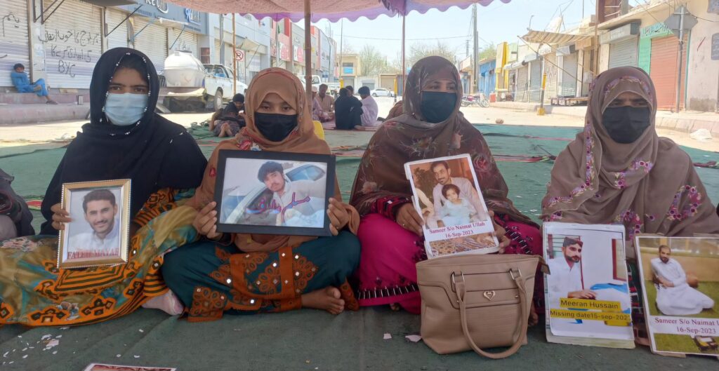 Turbat – Protest Sit-in of the Relatives of Baloch Missing Persons Continues for the 3rd Day of Eid