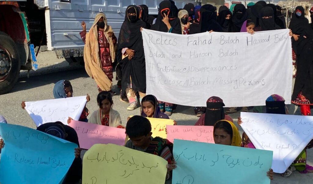 Kech: Protest Sit-in Enters Fourth Day for Recovery of Enforcedly Disappeared Youth