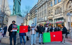 BNM Stages Protest in Germany Against Siege of Zehri: Women and Children Killed in Pakistani Military Attacks