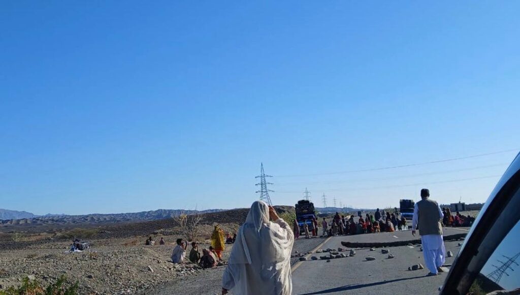 Kech: Four Members of the Same Family, Including Two Women, Forcibly Disappeared; Families Stage Protest Sit-in on CPEC Road