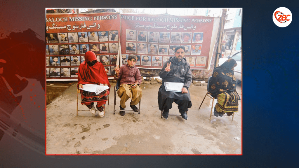 Quetta: VBMP Protest Against Enforced Disappearances Continues Despite Severe Cold and Rain
