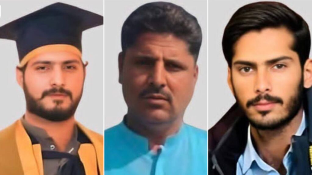 Quetta: Three individuals from Surab forcibly disappeared