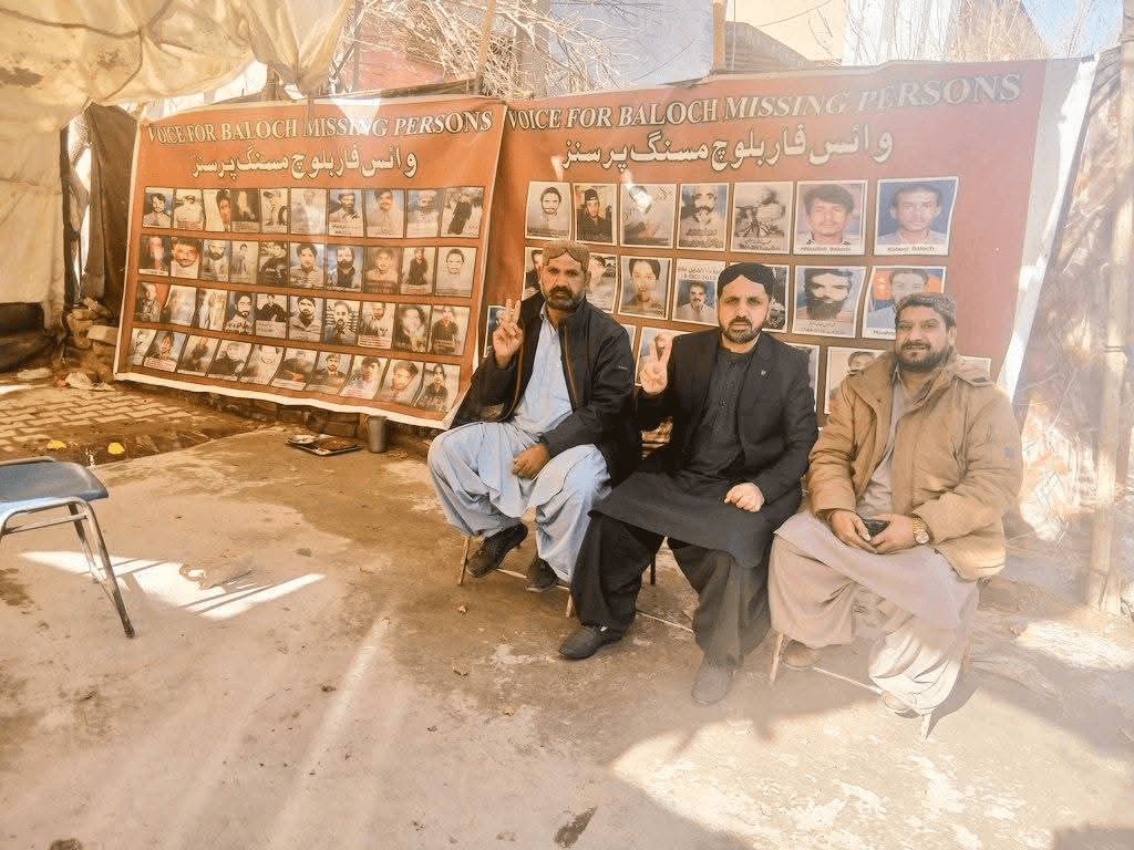 VBMP Protest Marks 6,044th Day as Families of Enforcedly Disappeared Ghani Baloch and Fareed Baloch Join Demonstration