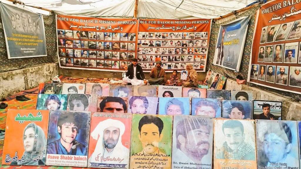 VBMP Protest Camp Continues for 6,088th Day,  Mother and Child of Disappeared Mahmood Ali  Participate