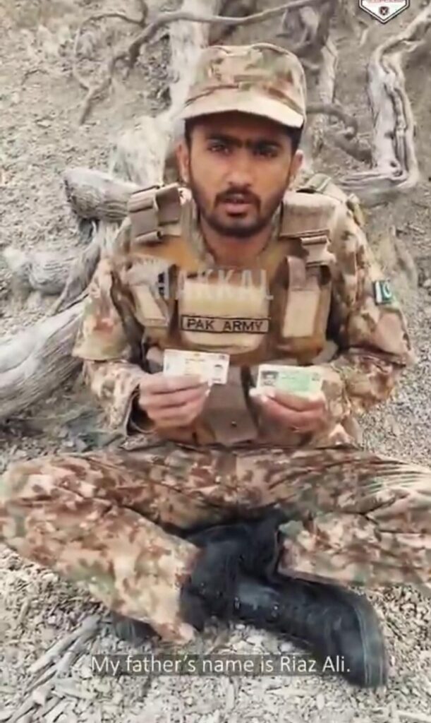 Prisoner Exchange: BLA Releases Video of Another Pakistani Soldier in Custody