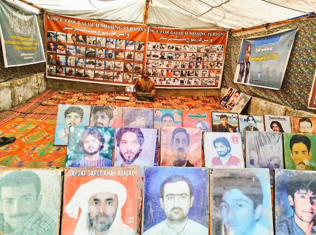 VBMP Protest Camp Continues as Family of Disappeared Man Muhammad Irfan Approaches Organization