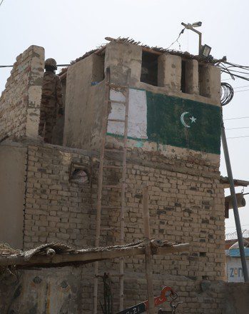 pakistani paramilitary soldiers stand guard fc camp 440nw 12793462b