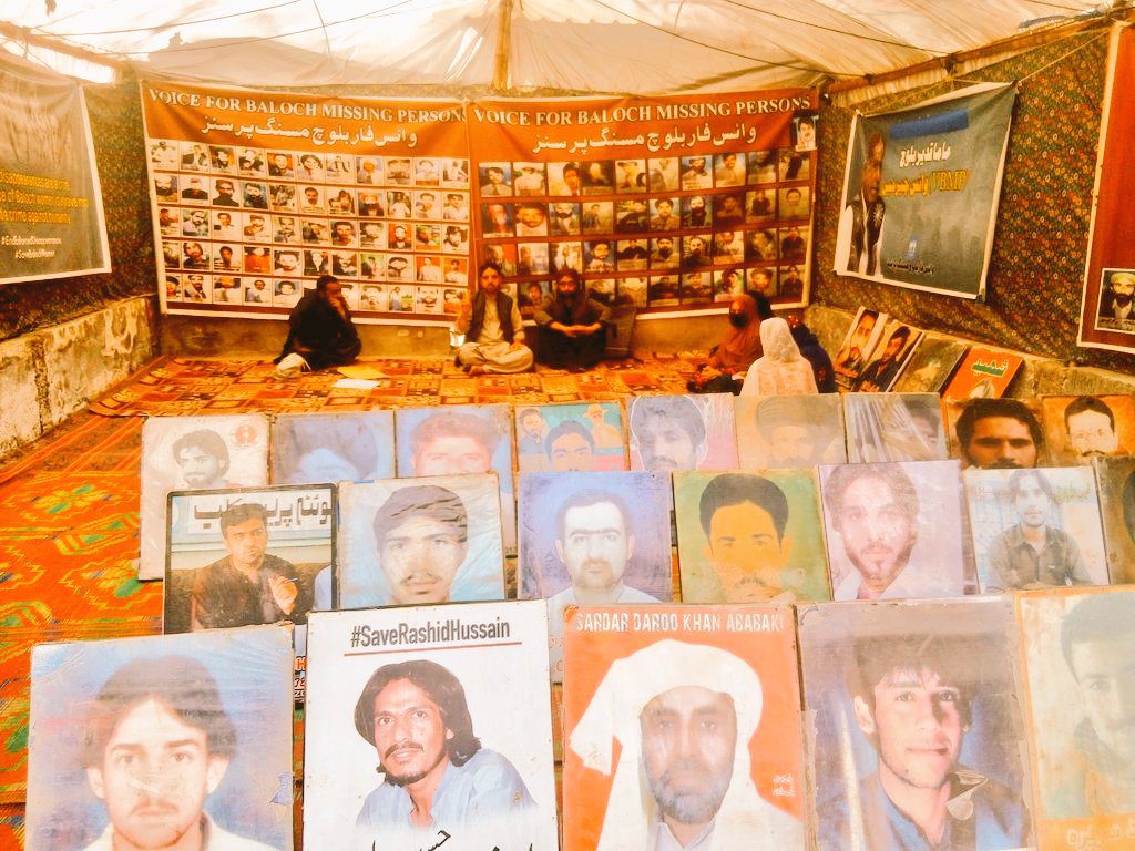 VBMP Protest Camp Completes 6,095 Days, Families of Mahmood and Naimatullah Demand Immediate Recovery