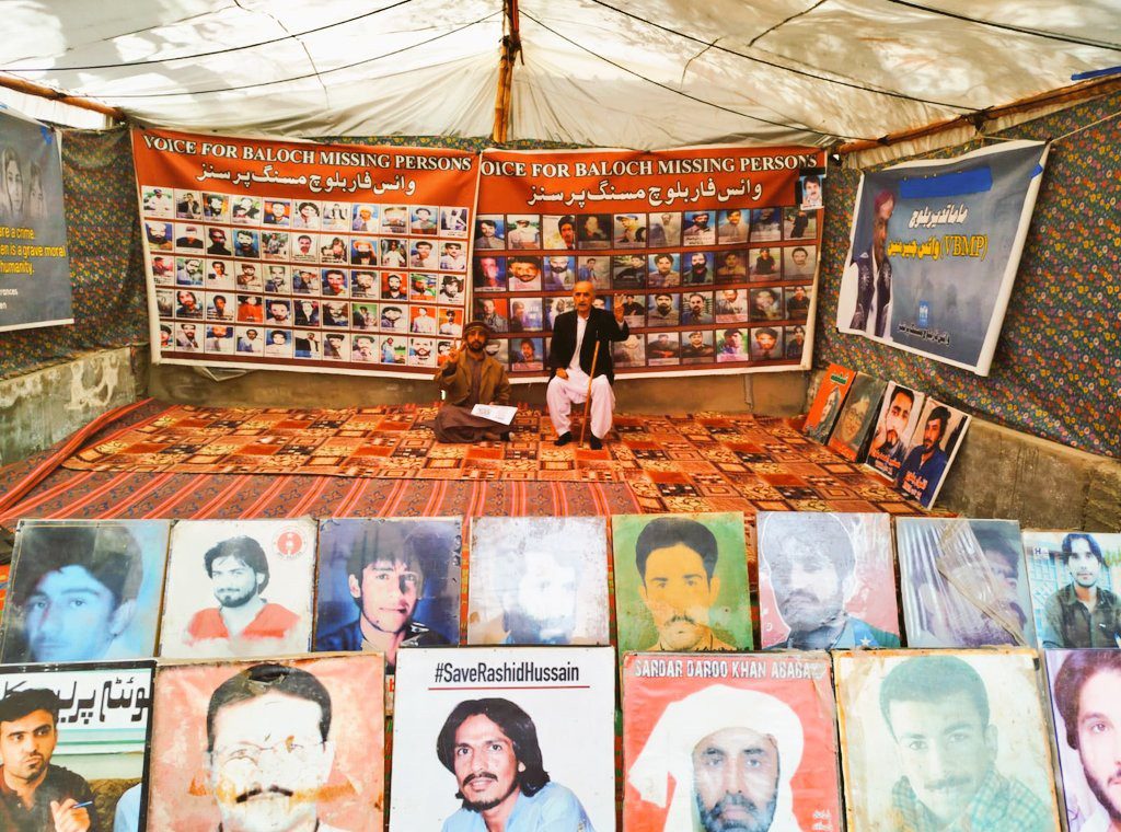 VBMP Protest Camp Against Enforced Disappearances Continues in Quetta