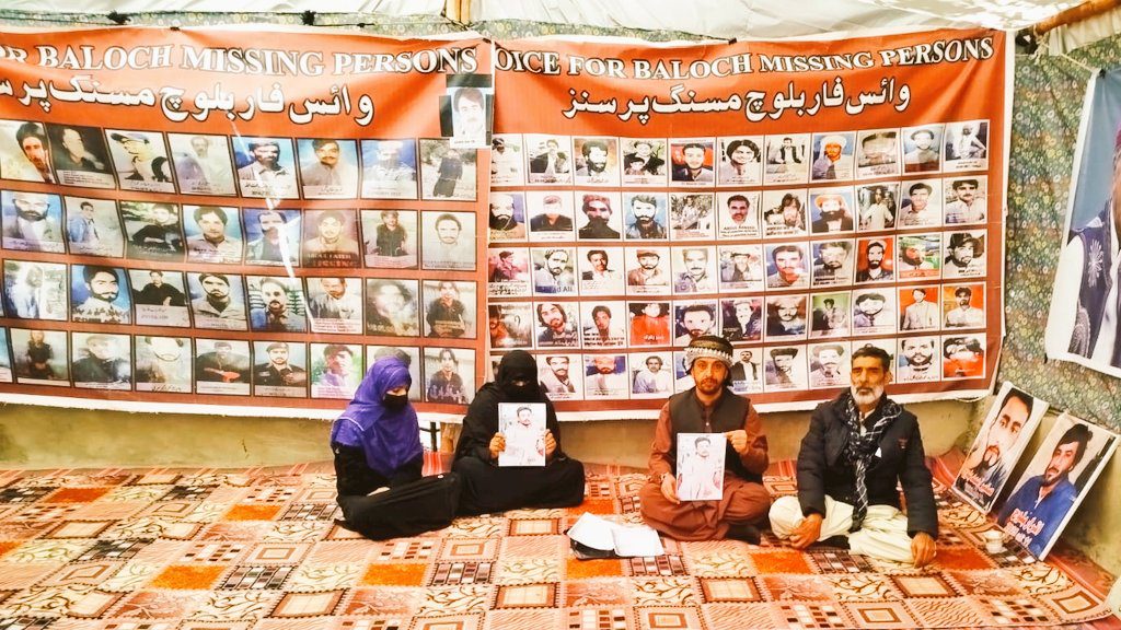 VBMP Protest Camp Against Enforced Disappearances Continues for 6,129th Day in Quetta