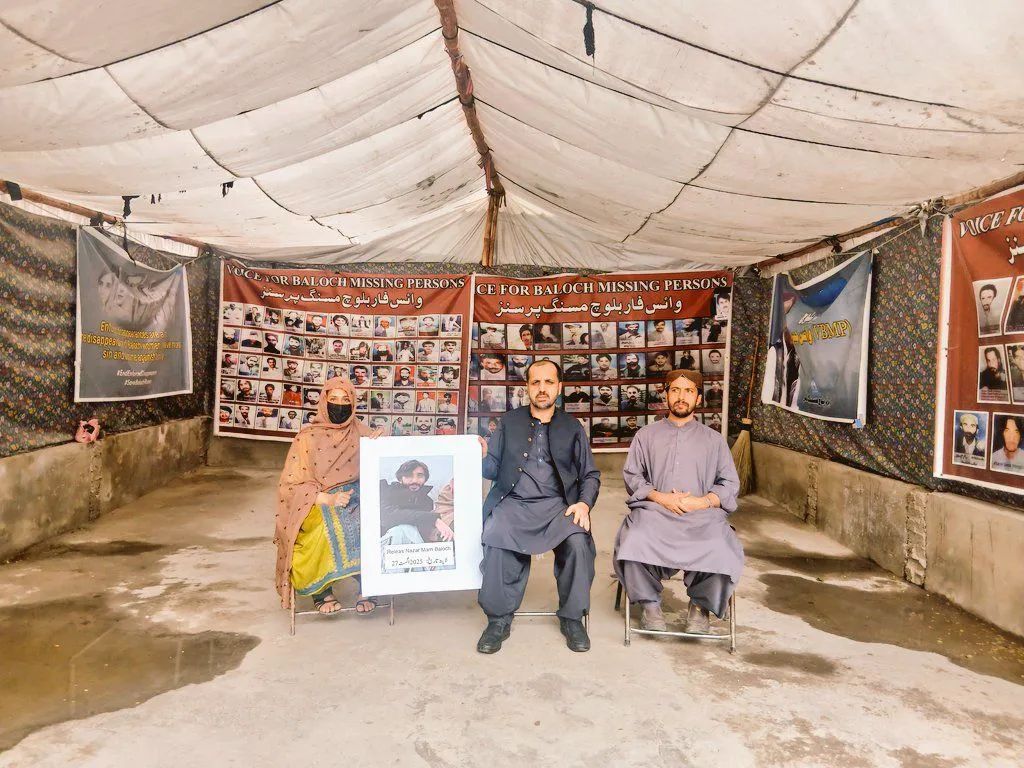 VBMP Protest Continues for 6,138th Day; Family of Enforced Disappeared Nazar Mari Reaches Out