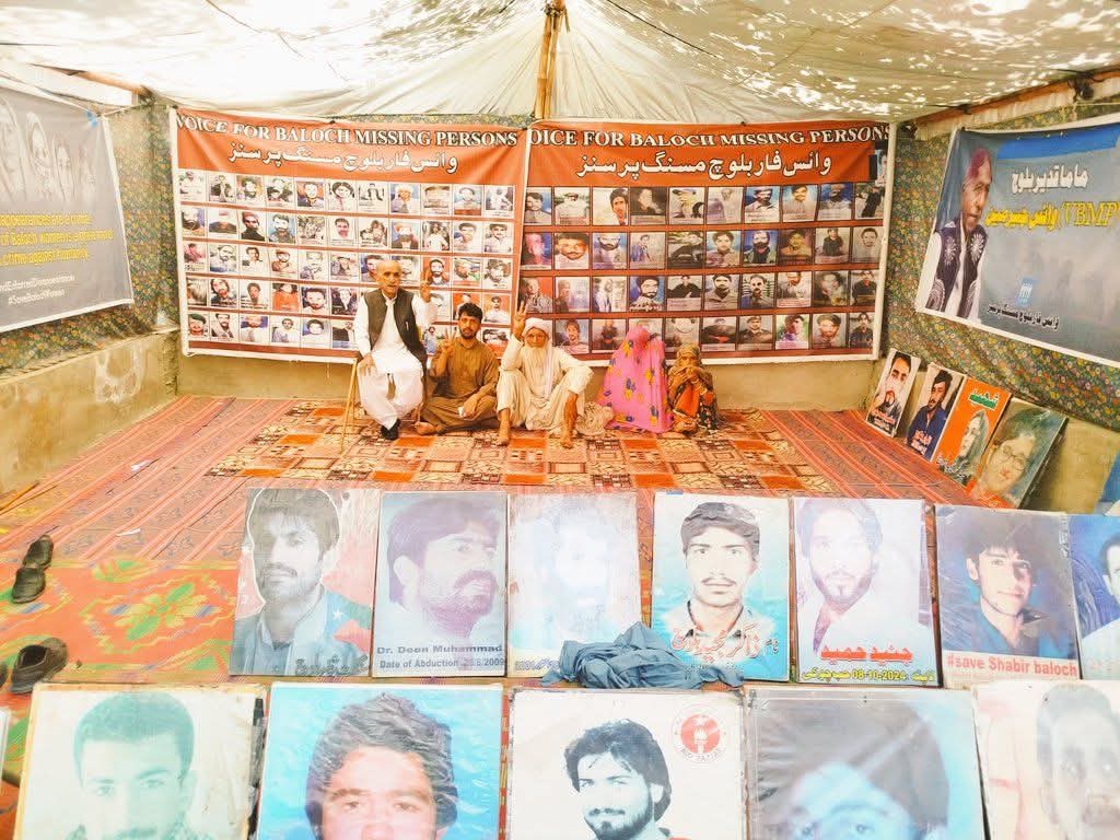 VBMP Protest Camp Enters 6,162nd Day, Families of Dad Muhammad Marri and Saleh Muhammad Marri Participate