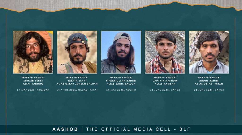 The Blood of Martyrs Guarantees Baloch National Survival and Sovereignty: Balochsitan Liberation Front