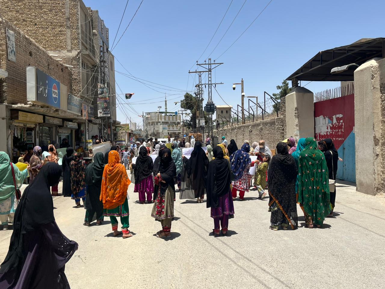 Huda jail protest