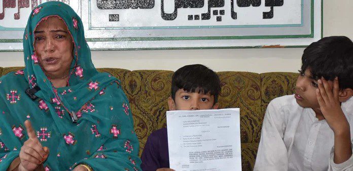 A Woman Threatens Self-Immolation After Influential Men Seize Her Land in Quetta