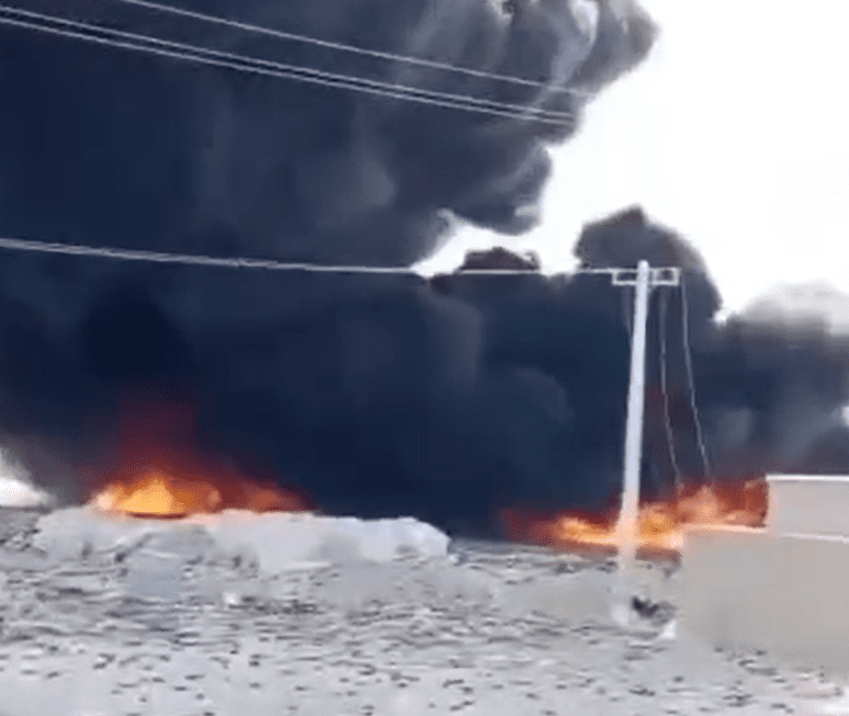 Pakistani Forces Helicopter Crashes in Naal, Khuzdar Video Showing Large Flames Goes Viral on Social Media