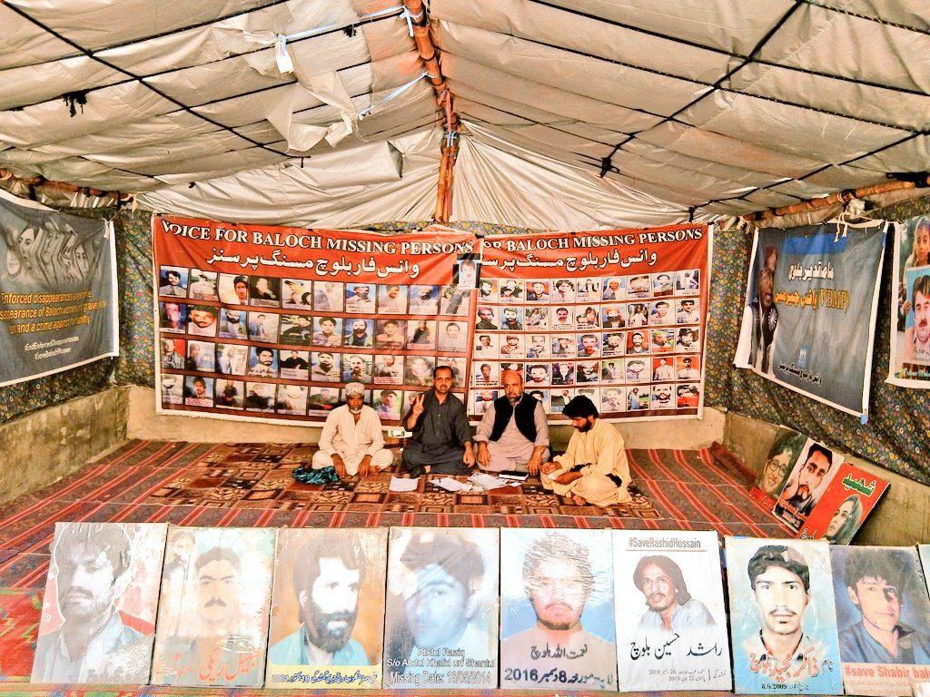 VBMP’s Protest Camp Enters 6,210th Day, Families of Shahid Ahmed and Noor Muhammad Participate, Advocate Shahzaib Baloch Expresses Solidarity
