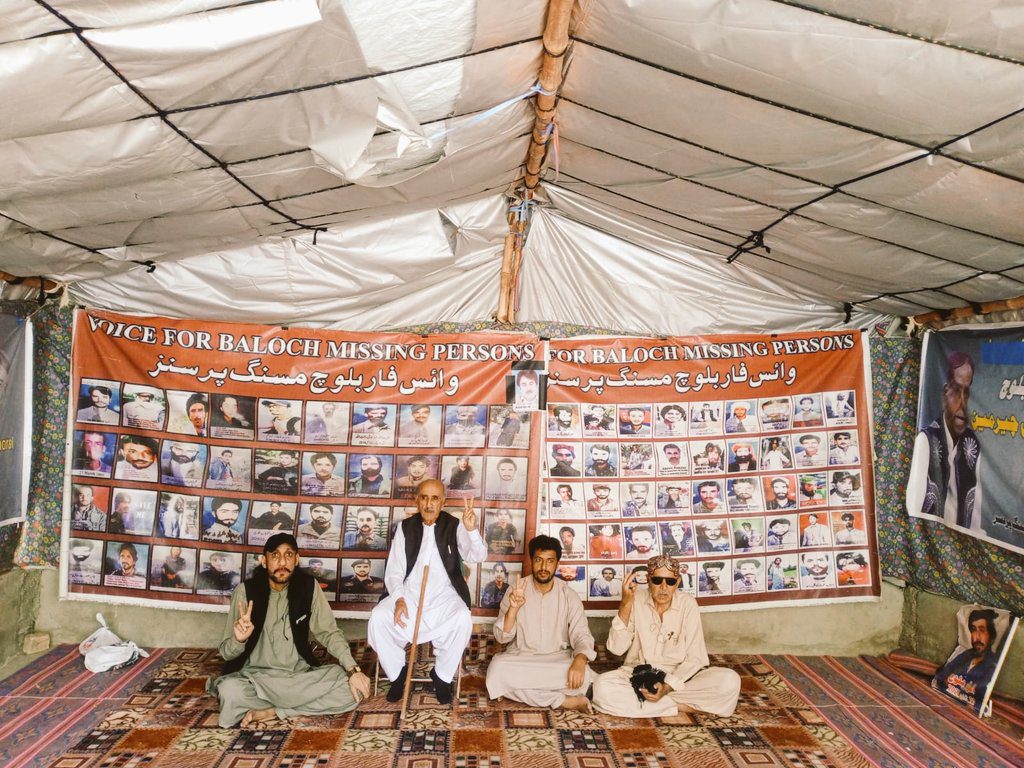 VBMP Protest Camp in Quetta Enters 6198th Day 