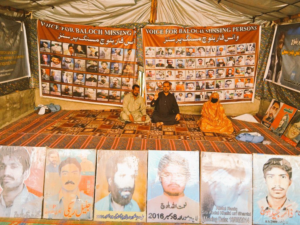 VBMP Protest Camp Outside Quetta Press Club Enters 6,207th Consecutive Day