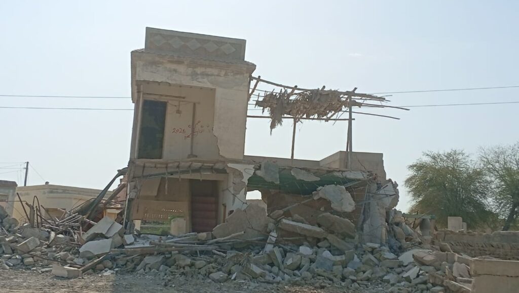 Gwadar: Pakistani Army Demolishes 10 More Houses in Jiwani