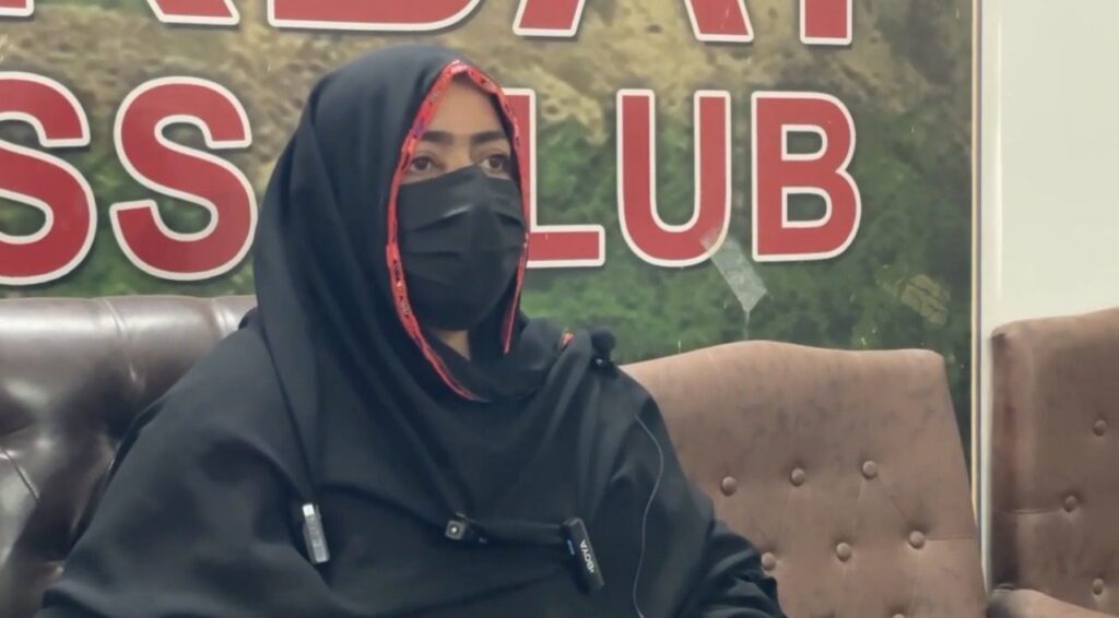Kech: Detained Sayeed Bibi Baloch on Hunger Strike for Three Days, Family Expresses Serious Concern