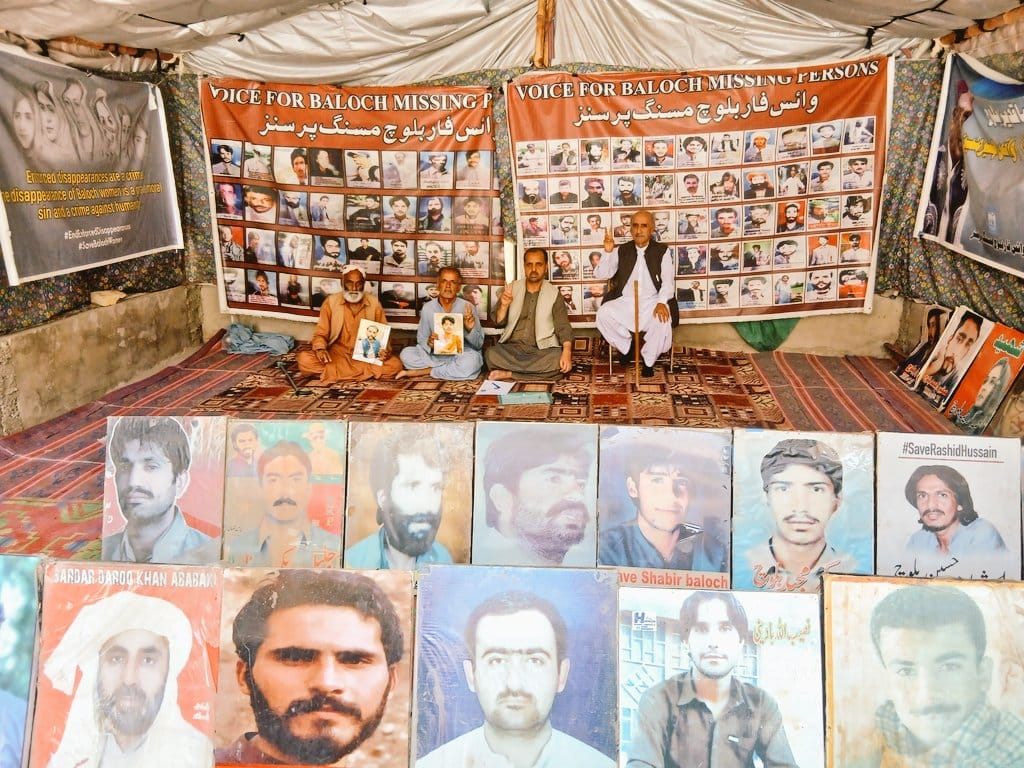 VBMP Protest Camp Continues for 6,217th Day; Ghulam Abbas Qambrani Submits Case Details of His Forcibly Disappeared Sons