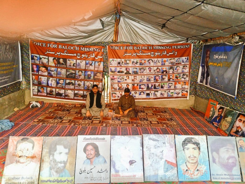 VBMP Protest Camp Enters 6,226th Day Outside Quetta Press Club