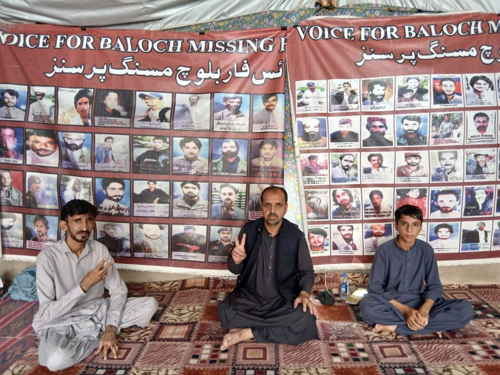 VBMP Protest Camp Against Enforced Disappearances Continues for 6,309th Day