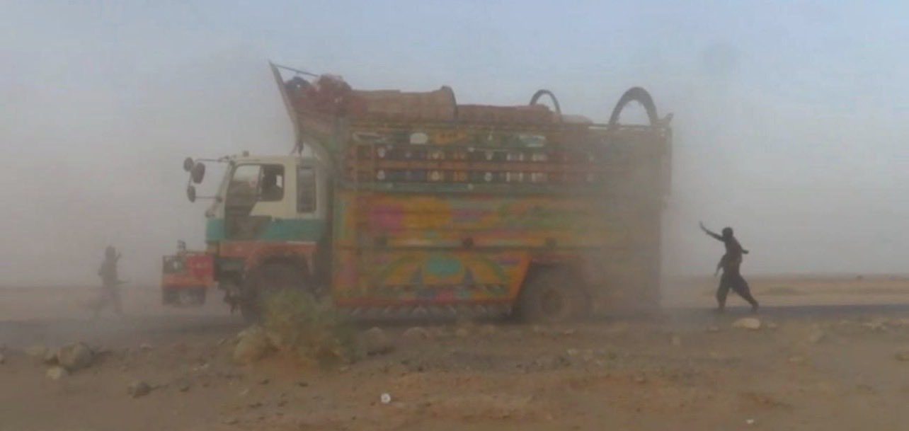 Kalat trade convey attacked