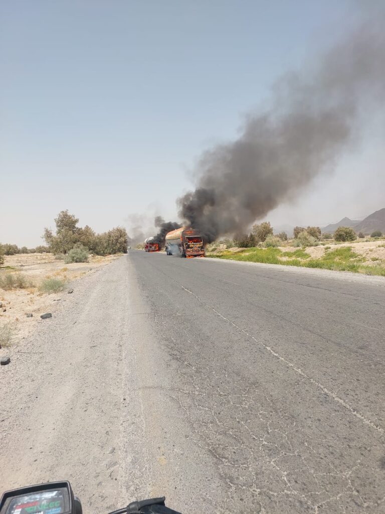 Dalbandin: Bridge Destroyed in Blast, Trade Convoy Attacked Again