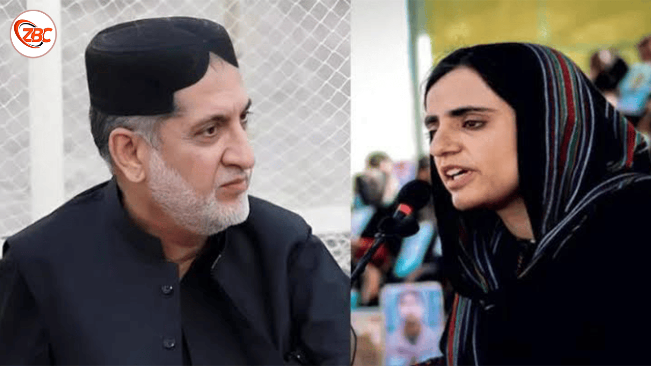 Sardar Mengal with Mahragn Baloch
