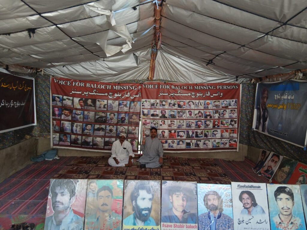 VBMP’s Protest Camp Against Enforced Disappearances Continues for 6,325th Day