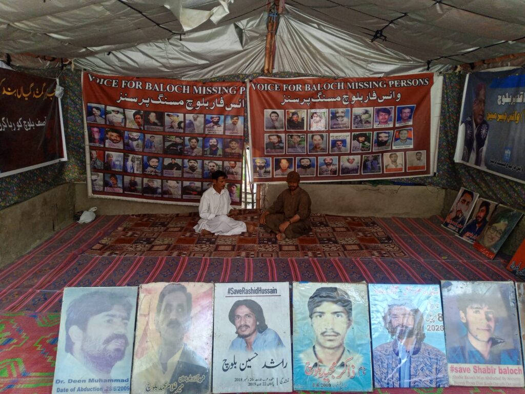 VBMP Protest Camp Enters 6,330th Day; Mehim Khan Baloch, Amanullah Shadeenzai Express Solidarity