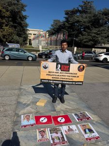 VMPS Europe Chapter Coordinator Sarang Sindhi Conducts Awareness Campaign in Geneva