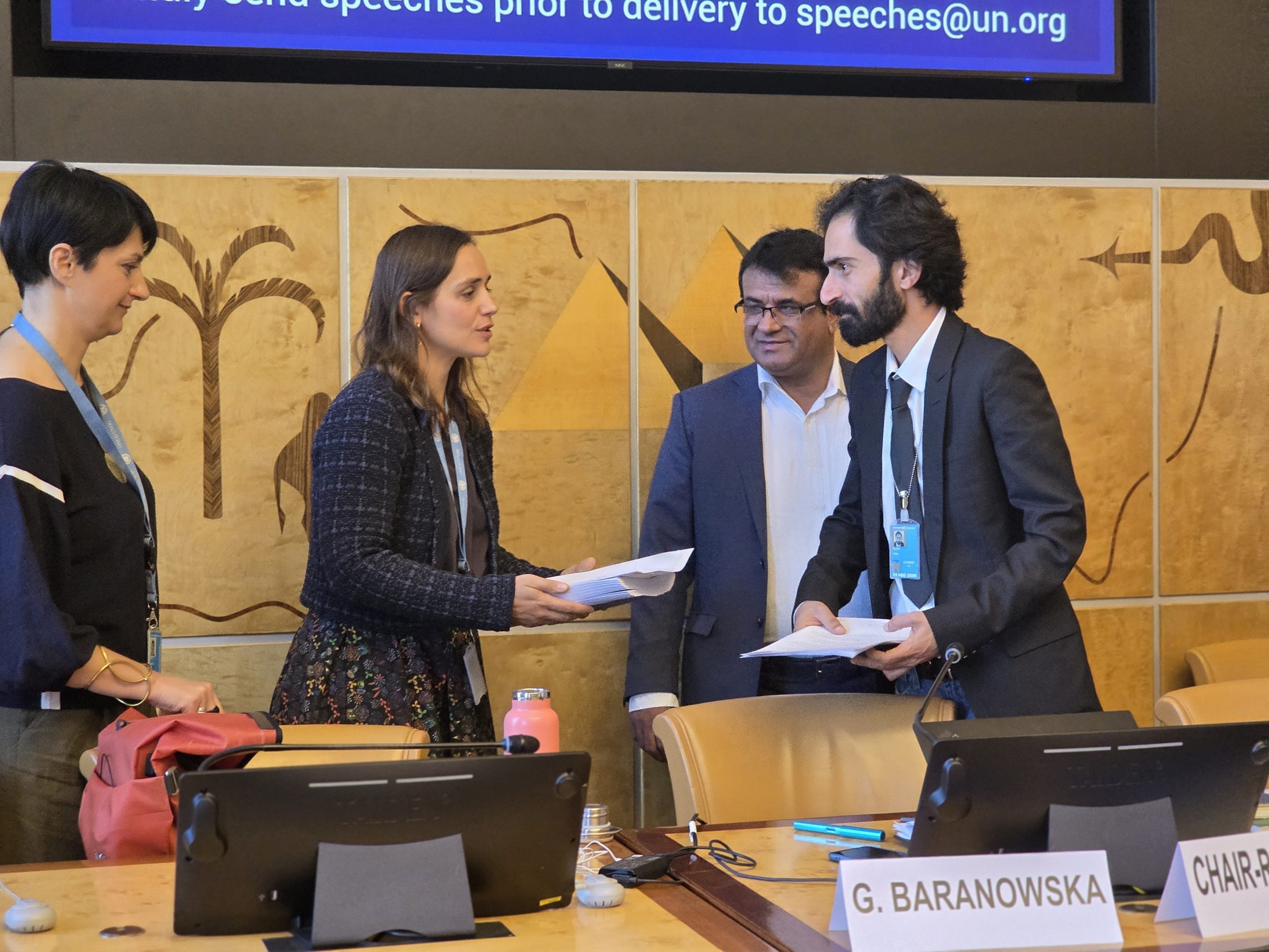 BNM delegation presents enforced disappearances dossier to UN working group in Geneva