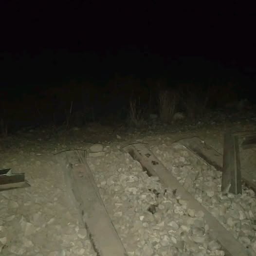 Blast Damages Railway Track in Bakhtiarabad; Three-Foot Section Severed