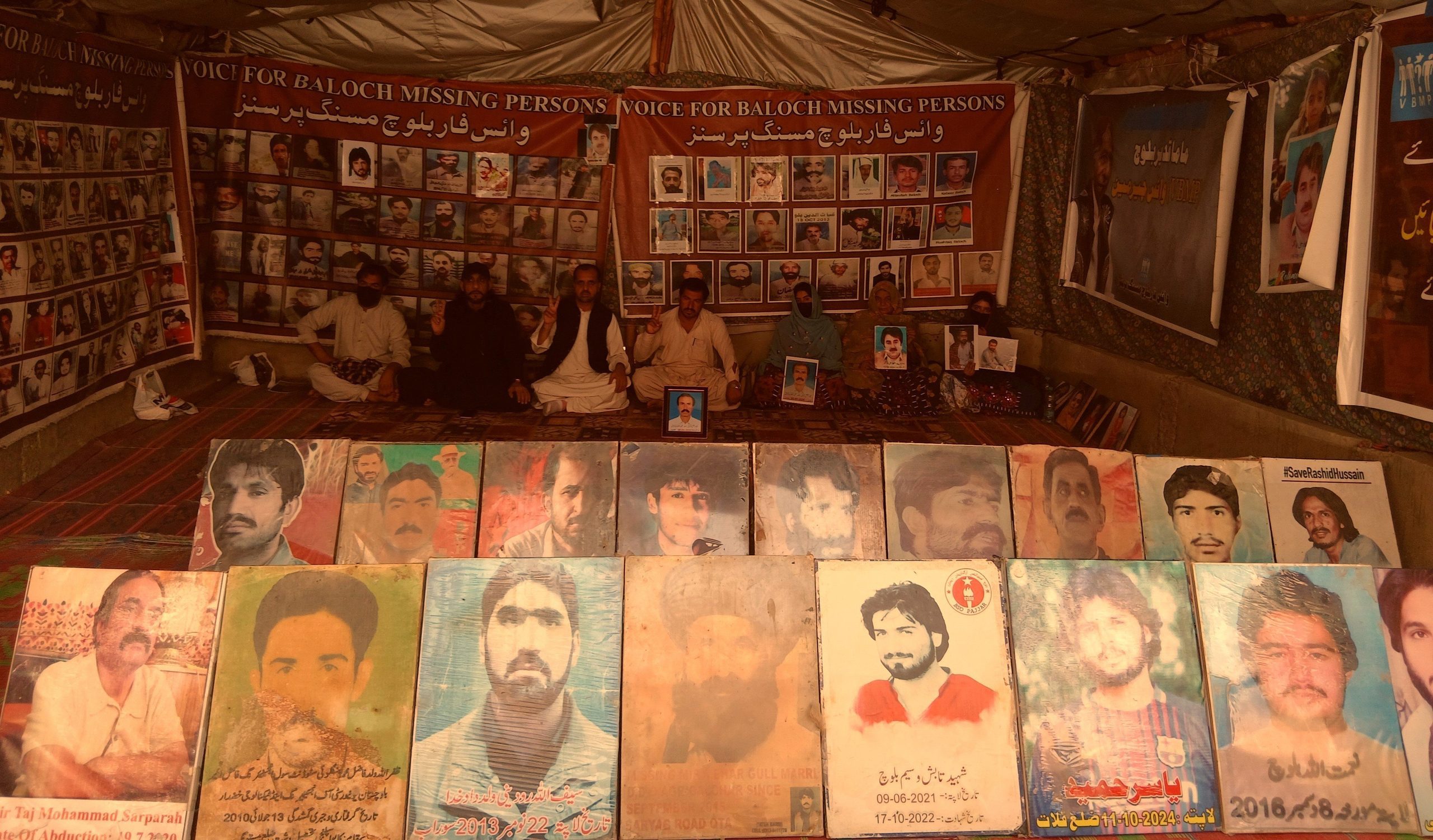 VBMP Protest Camp Enters 6,382nd Day as Families of Asif, Rasheed and Mahmood Langov Attend