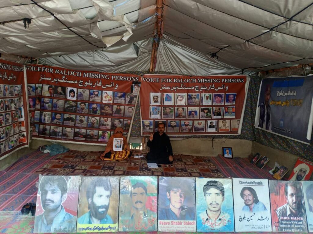 VBMP Protest Camp Enters 6,386th Day; Family of Kamran Submits Case Details